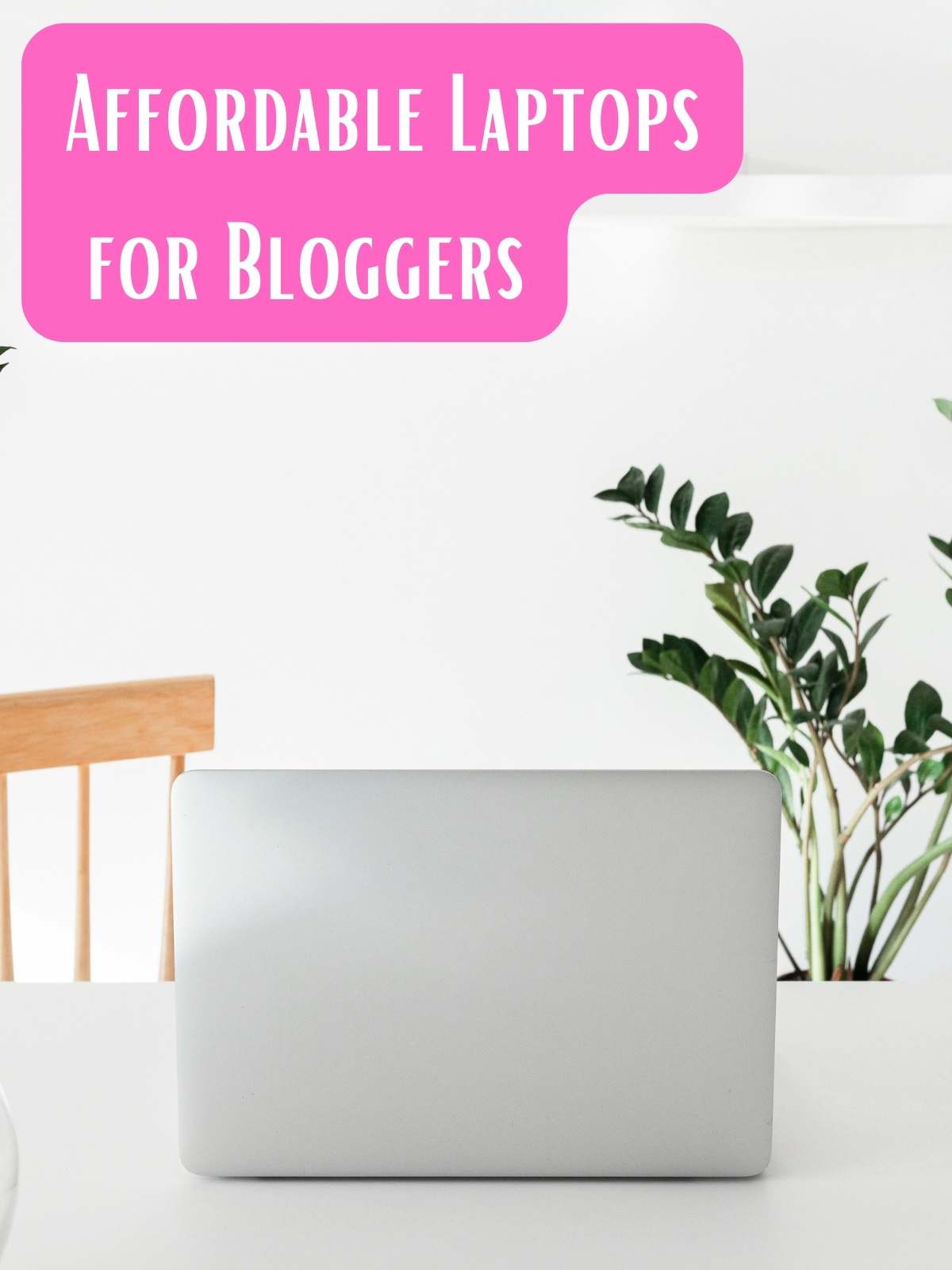 Affordable Laptop For Bloggers. Photo of simple laptop.