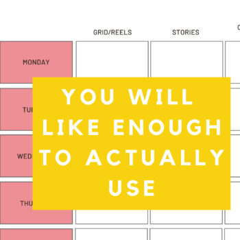 Social media content planner