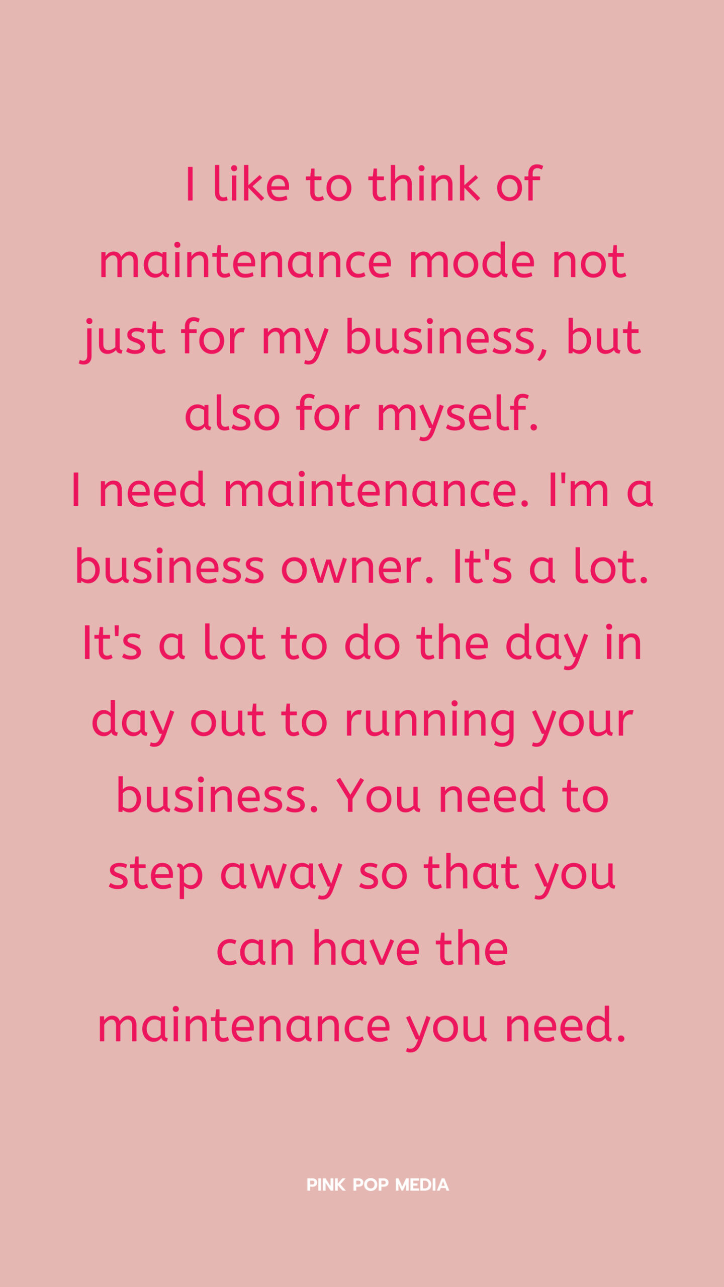 Why we need maintenance mode time off as digital business owners.