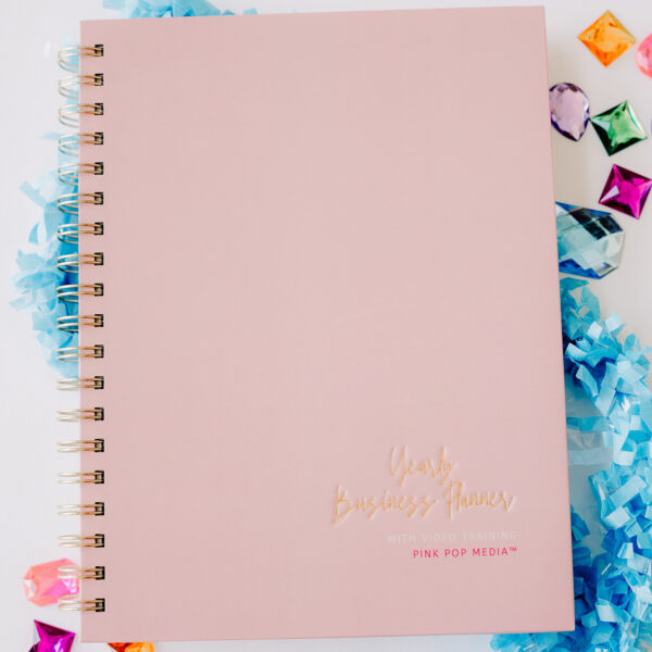 Pink Pop Planner Yearly business planner