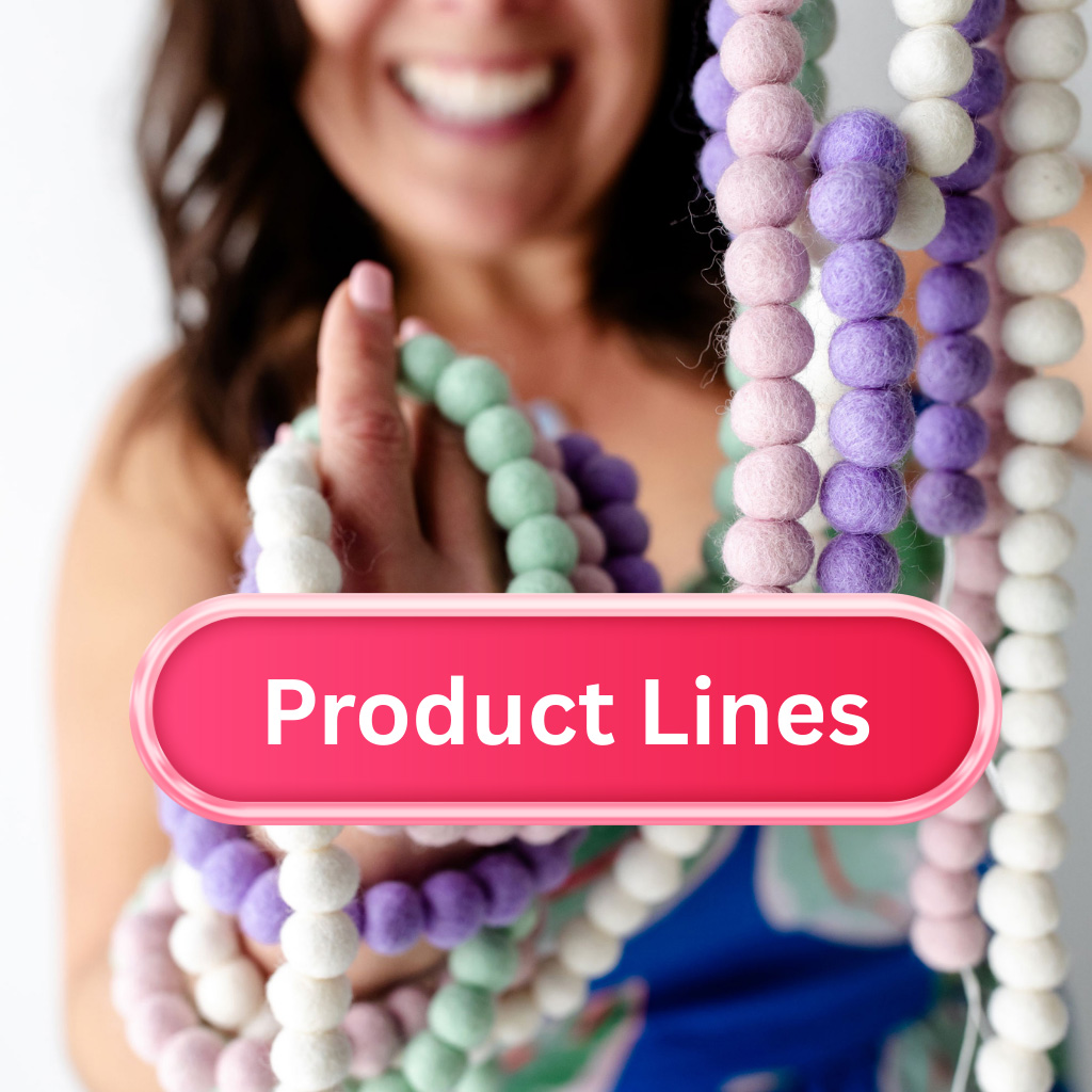 Product lines designed by victoria hudgins