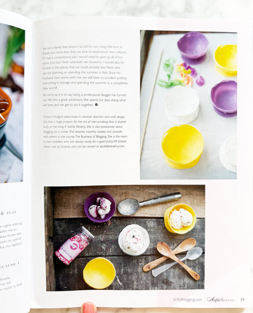 Victoria hudgins artful blogging magazine.